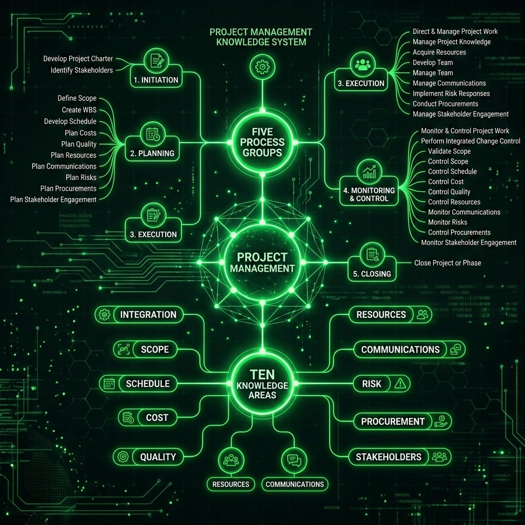 项目管理知识体系思维导图